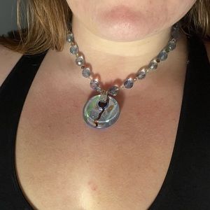 Y2K Chunky Blue necklace